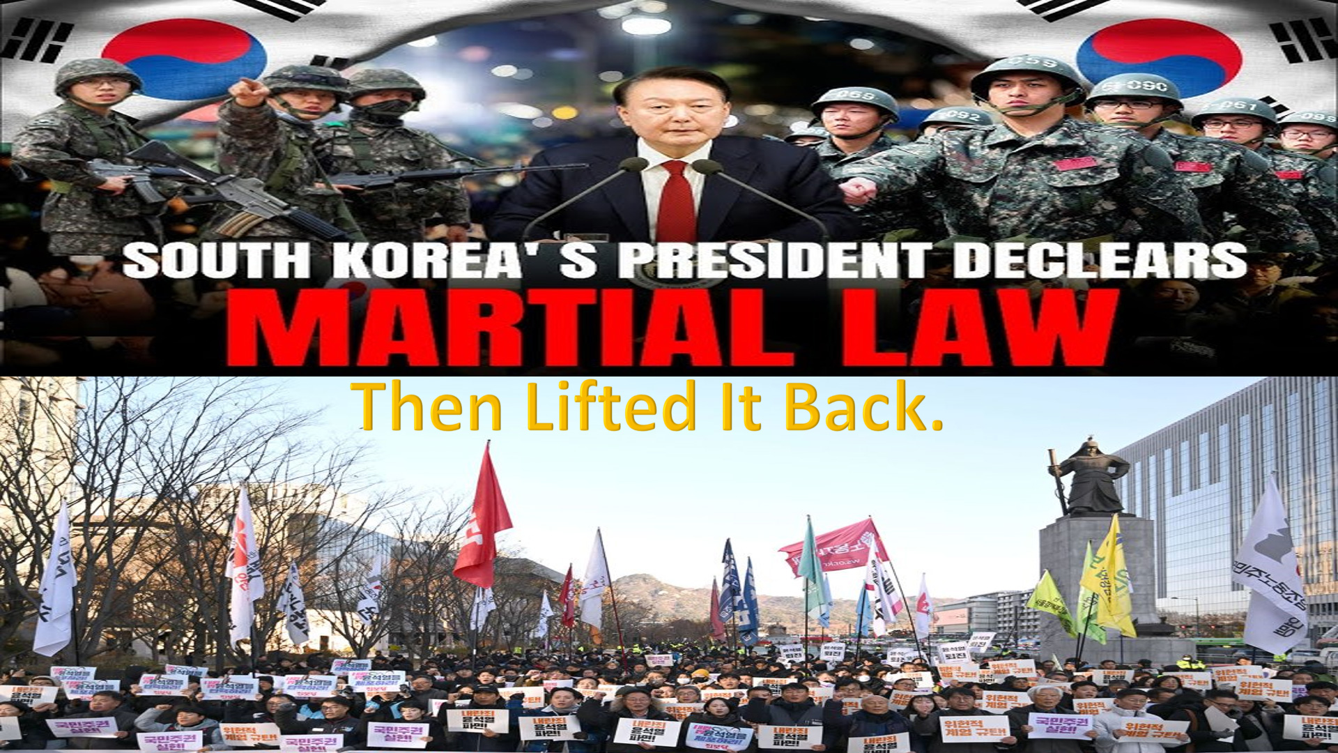 South Korea’s Political Crisis - President Yoon Suk Yeol’s Controversial Martial Law Declaration and the Impeachment Battle