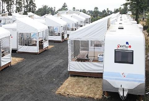 Jeju Island glamping