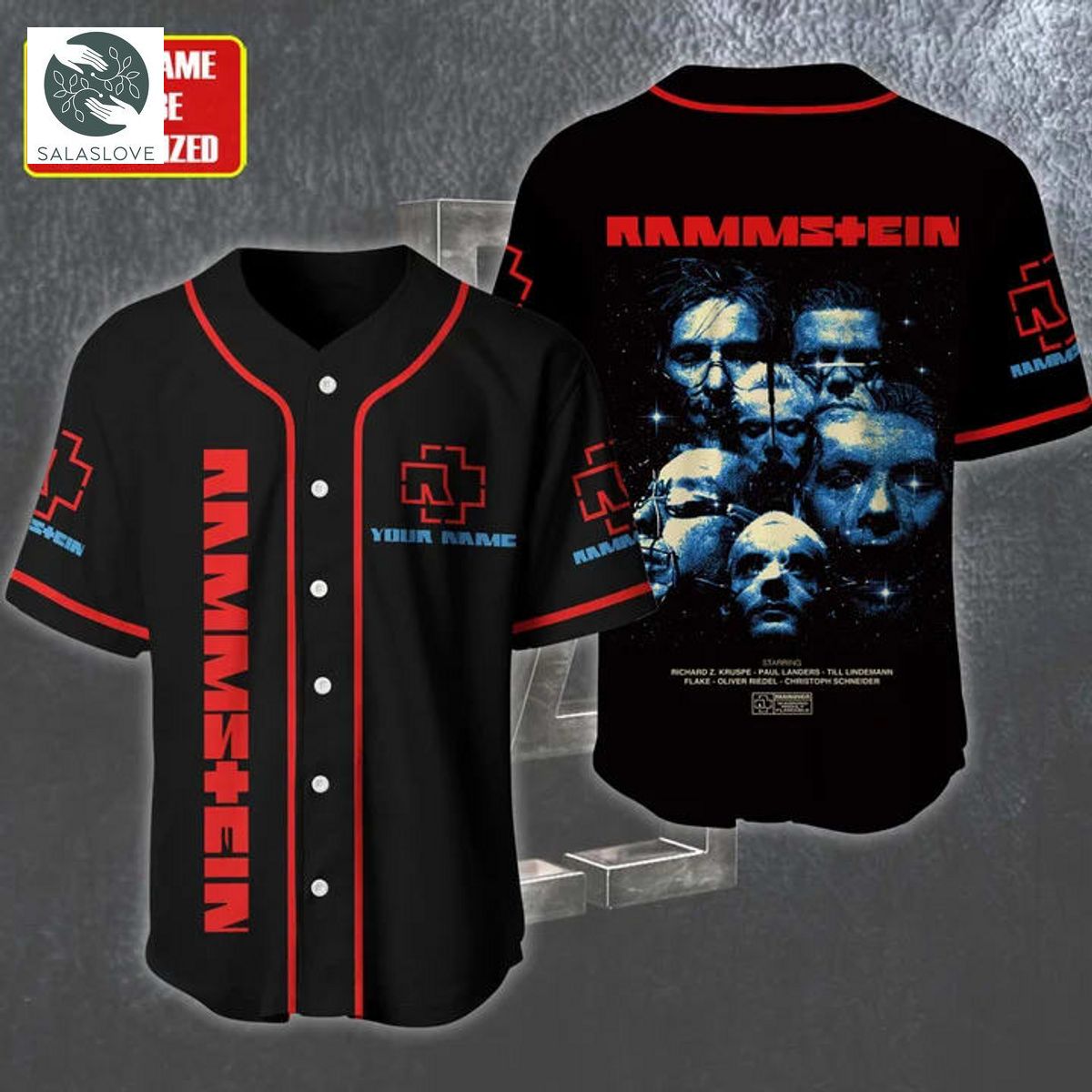 Personalized Rammstein Baseball Jersey ShirtTY29616