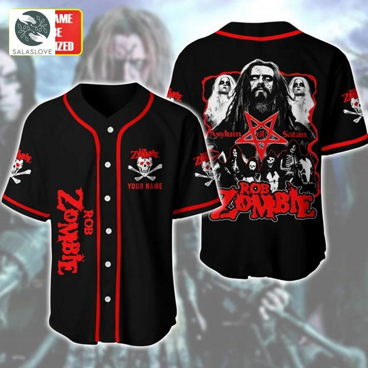 Personalized Rob Zombie Baseball Jersey Shirt TY29617