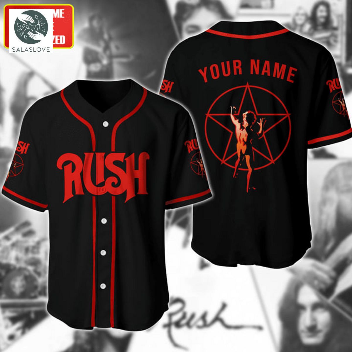 Personalized Rush Baseball Jersey Shirt TY29614