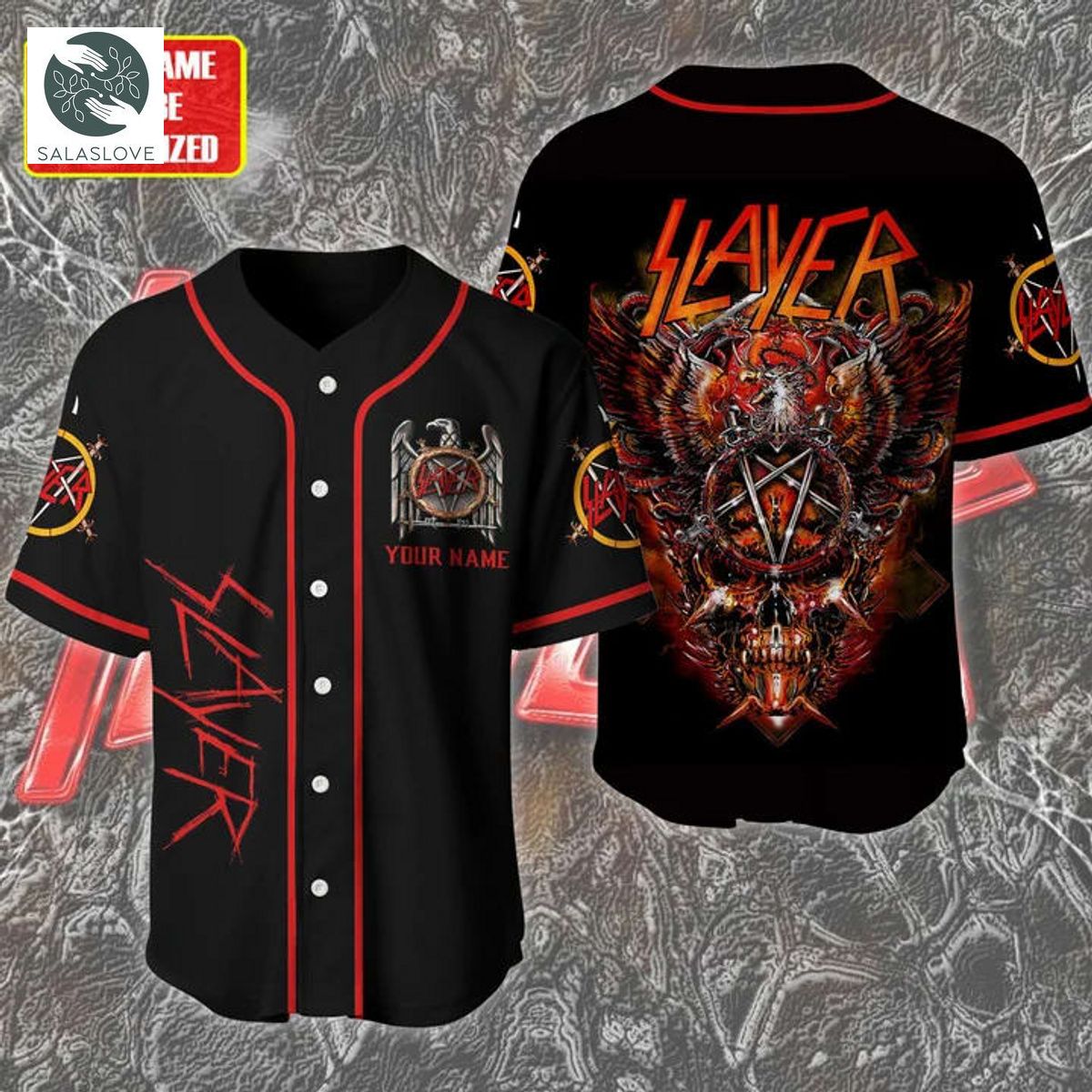 Personalized Slayer Baseball Jersey Shirt TY29623