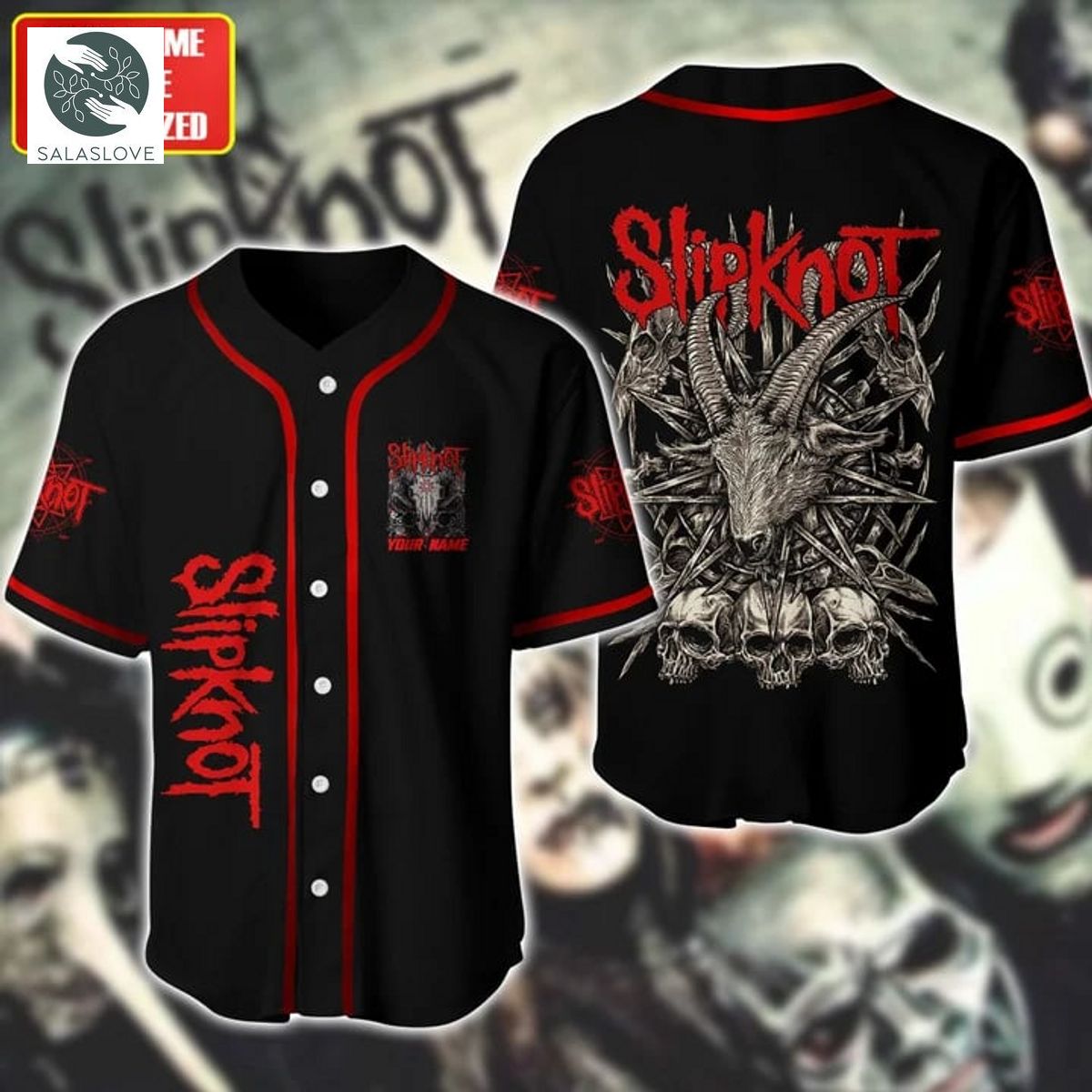 Personalized Slipknot Baseball Jersey Shirt TY29621