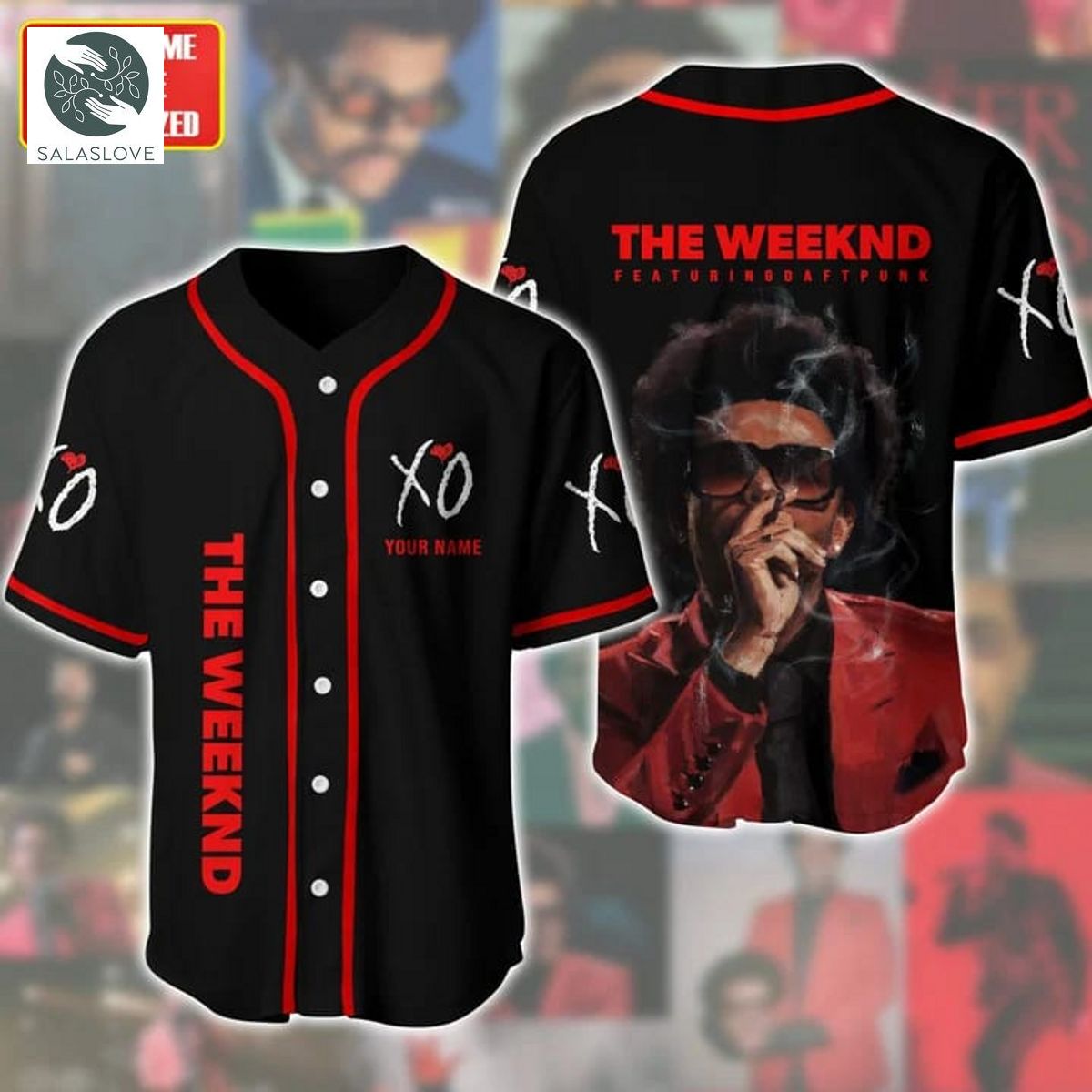 Personalized The Weeknd Baseball Jersey Shirt TY29630