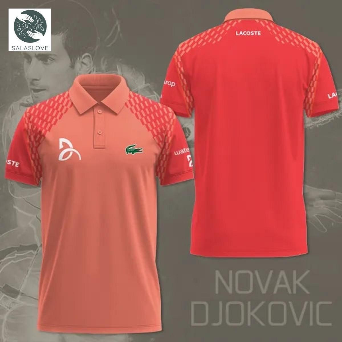 Novak Djokovic 3D Polo Shirt TY30615