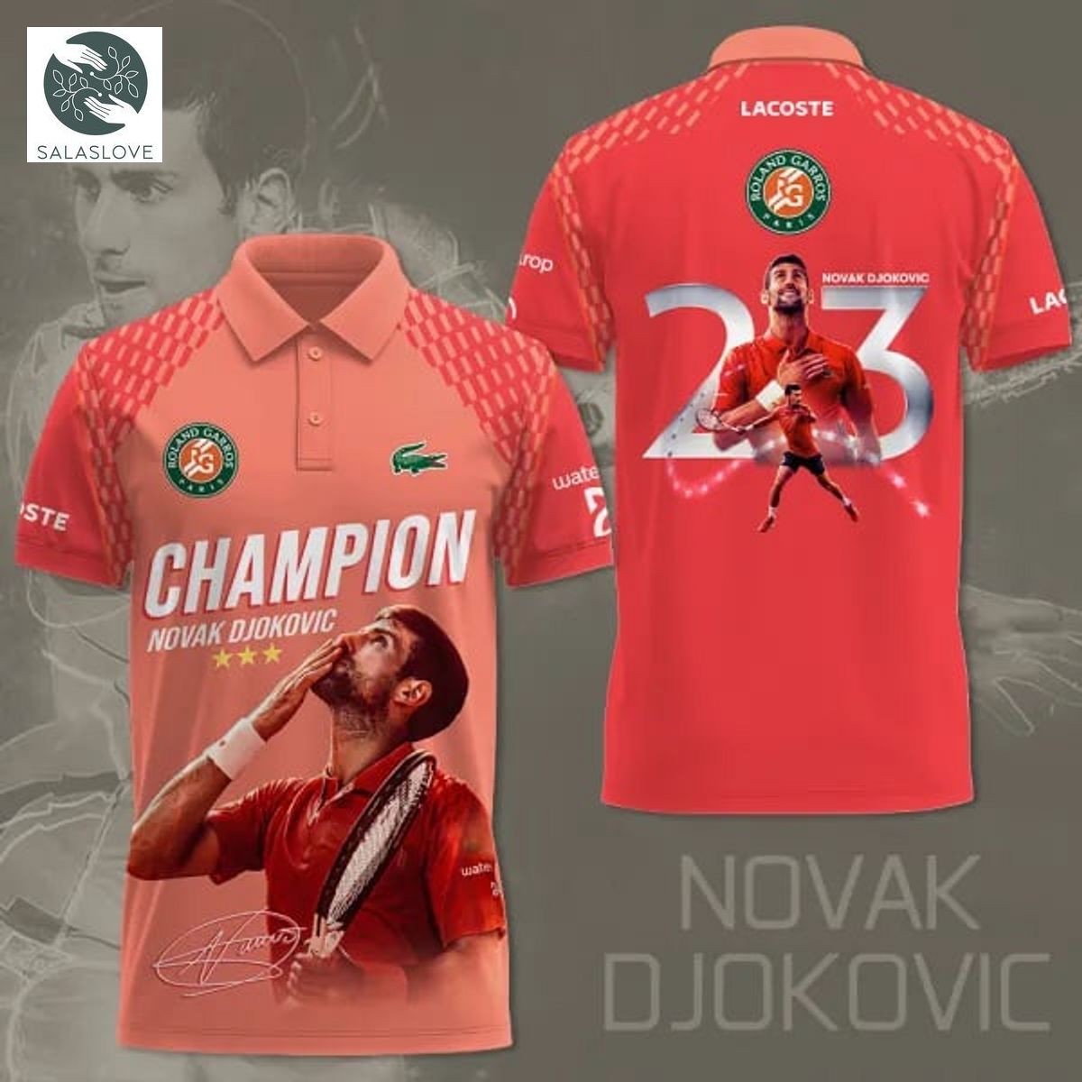 Novak Djokovic 3D Polo Shirt TY30616