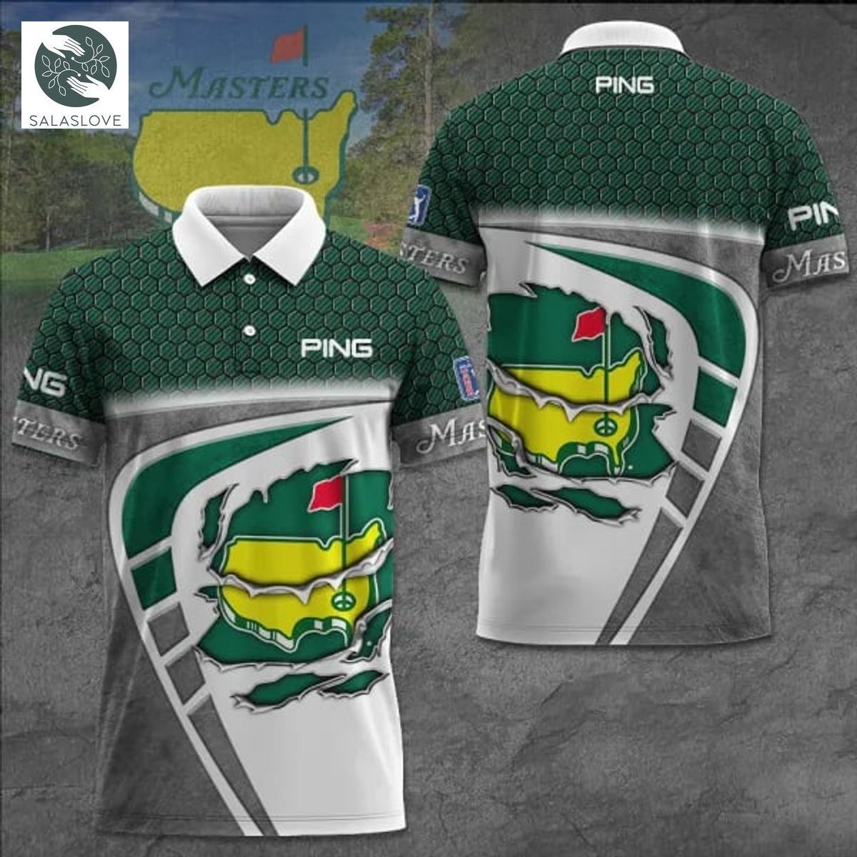 PING x Masters Tournament 3D Polo Shirt TY30619