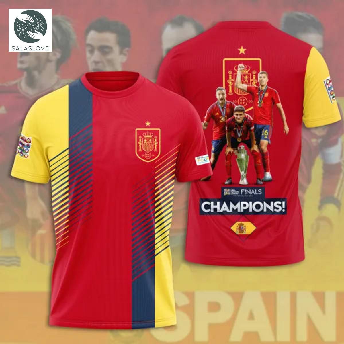 Spain National Football Team 3D T-shirt TY010724