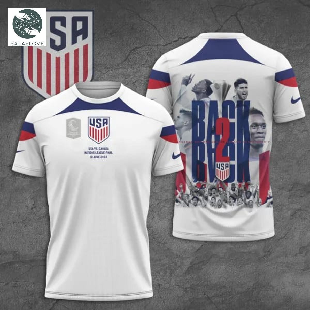 United States Men’s National Soccer Team 3D T-shirt TY010726