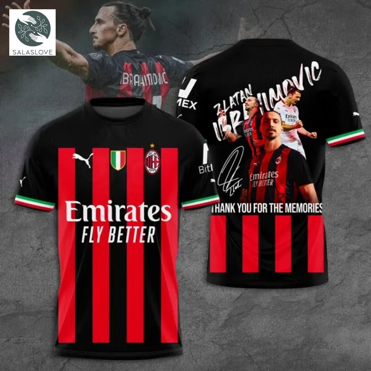 Zlatan Ibrahimović 3D T-shirt TY010733