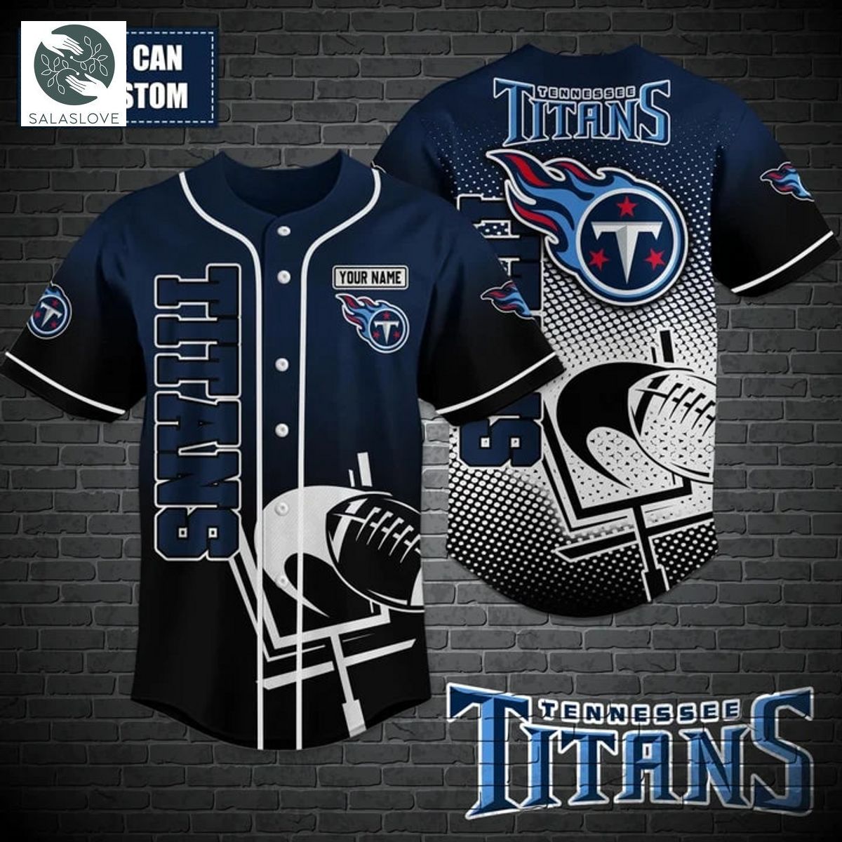 Tennessee Titans NFL Baseball shirt Custom TY020729