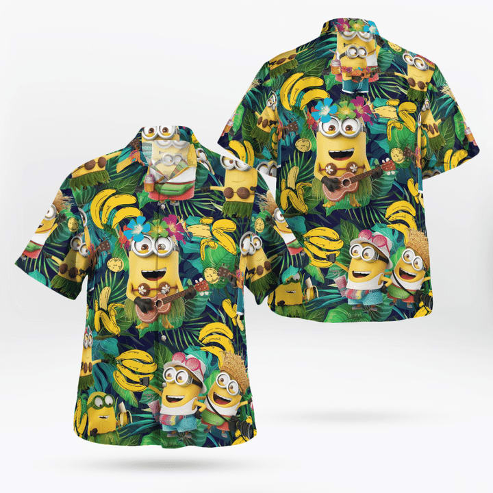 3D Minion Tropical Hawaiian Shirt TY7705