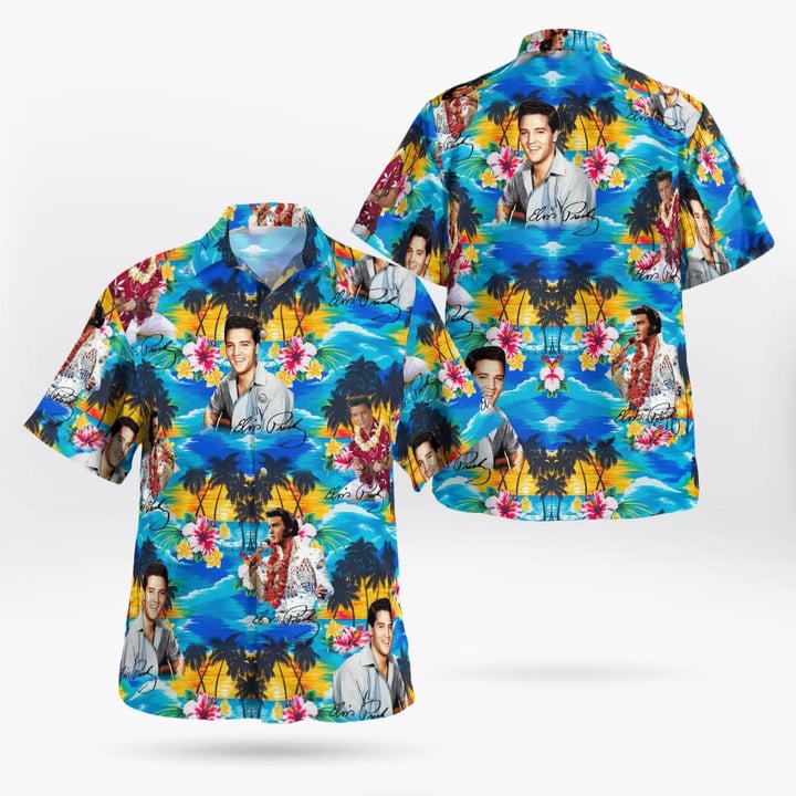 Elvis Presley Rock Music Summer Beaches Hawaiian Shirt TY7701