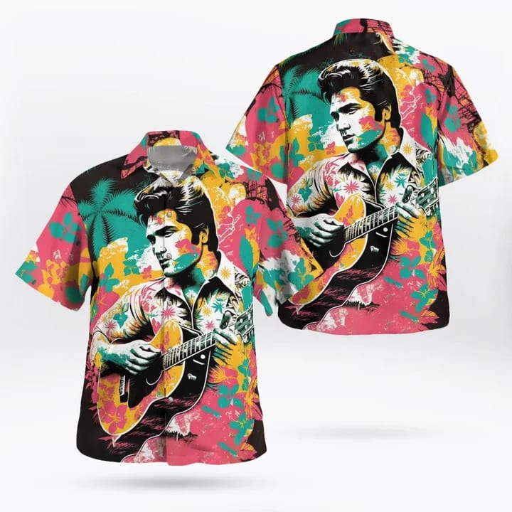 Elvis Presley Rock Music Summer Beaches Hawaiian Shirt TY7714