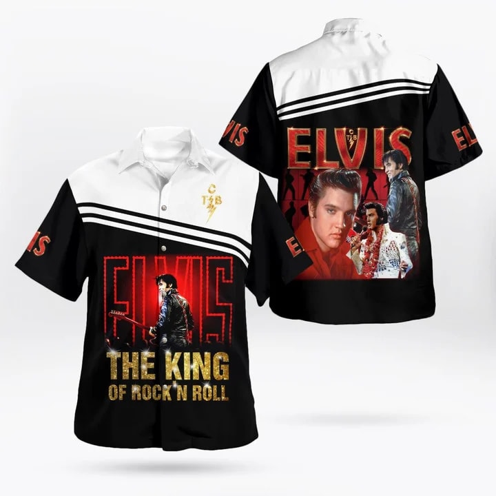 Elvis The King Of Rock N Roll Shirt TY7715