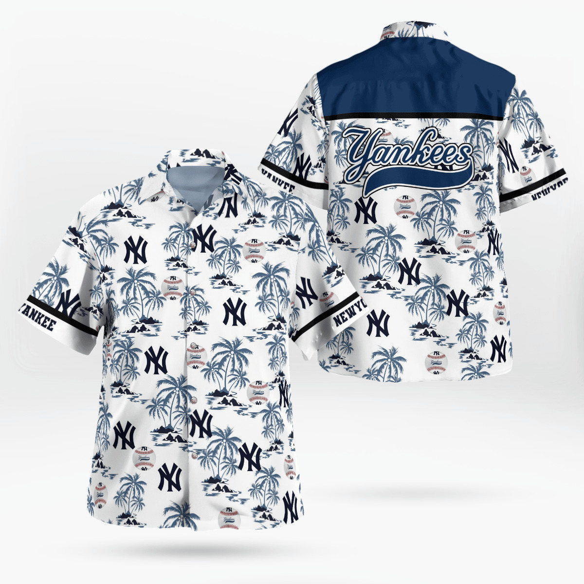 New York Yankees Fashion Hawaiian Shirt TY7720