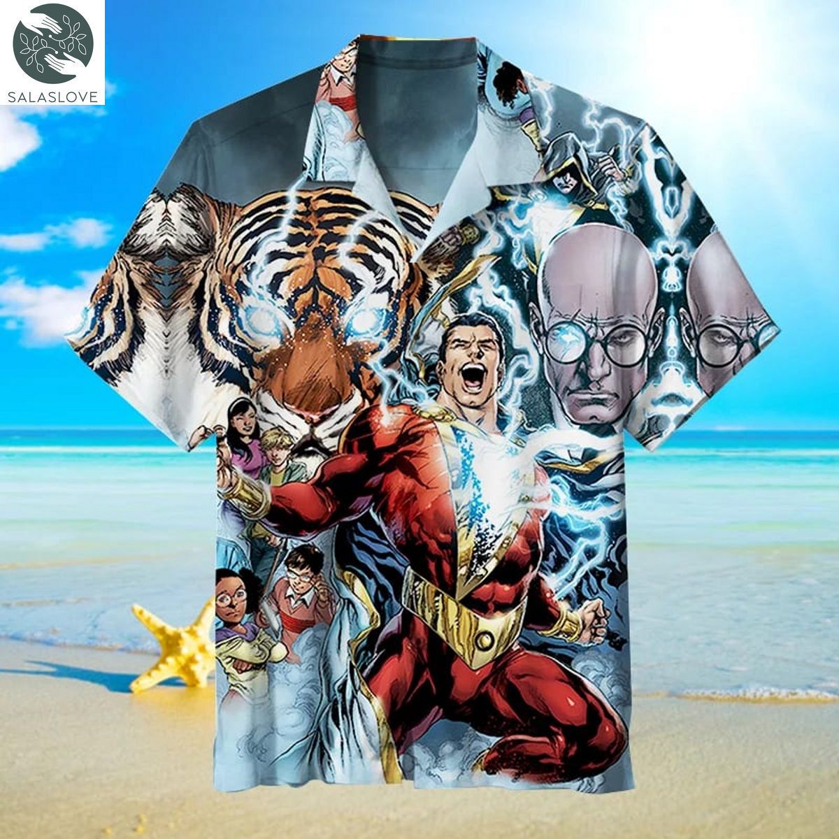 The Power of Shazam Unisex Hawaiian Shirt TY120723