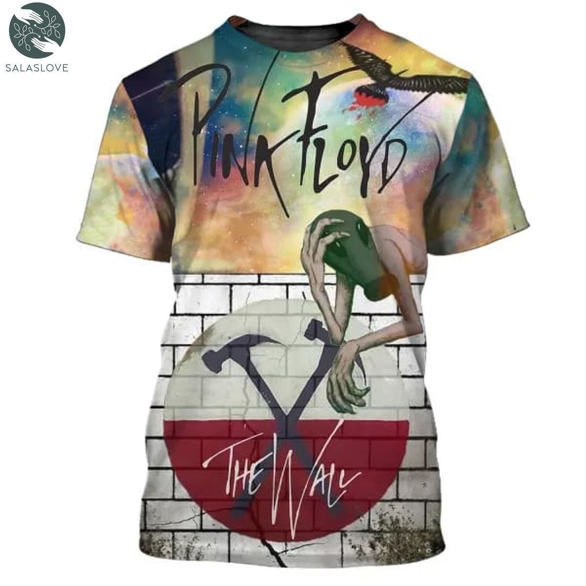 Pink Floyd The Wall Art Zip Hoodie T Shirt Gift For Fans TY130724