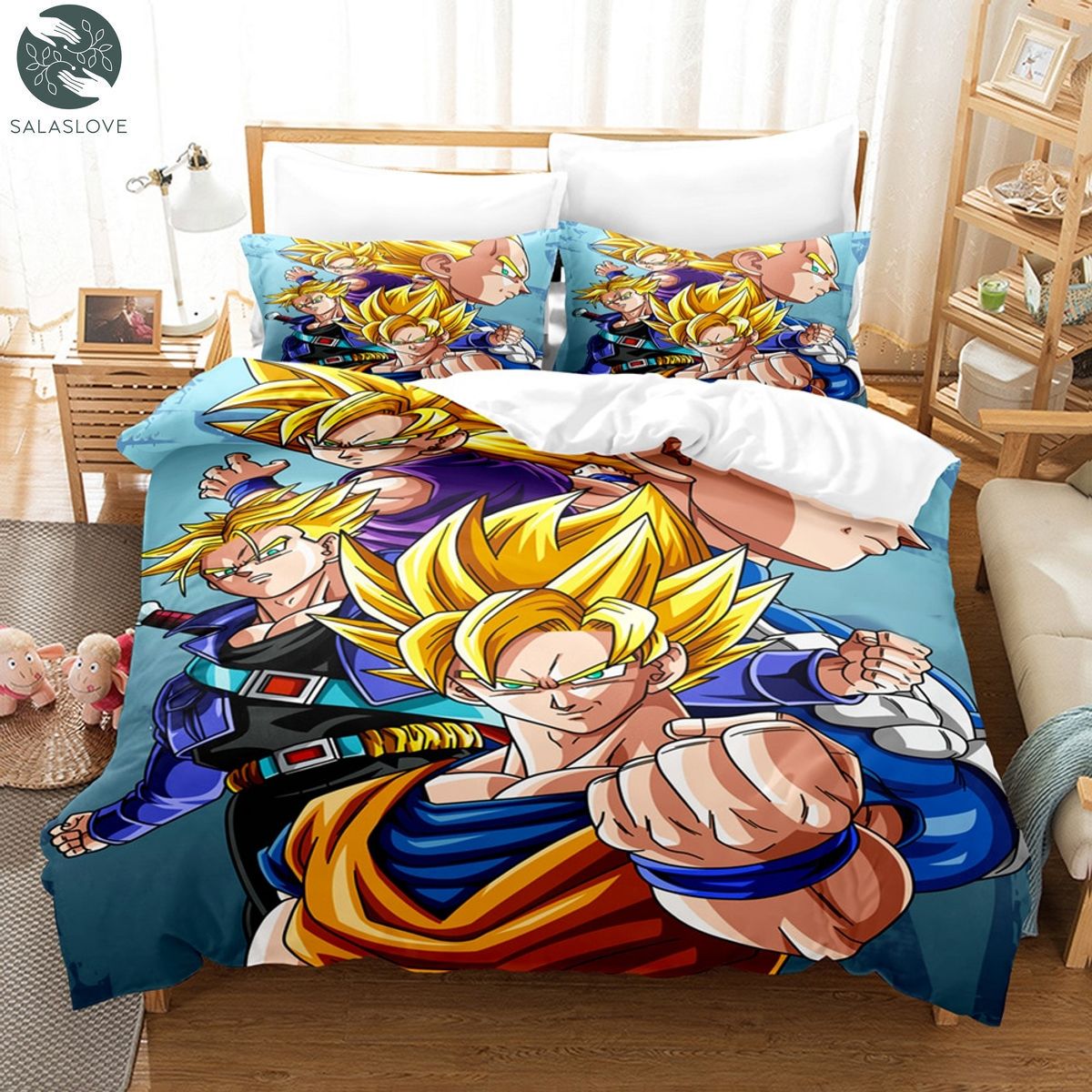 Dragon Ball Goku Duvet Cover Bedding Sets For Boys Kids Teens TY26703