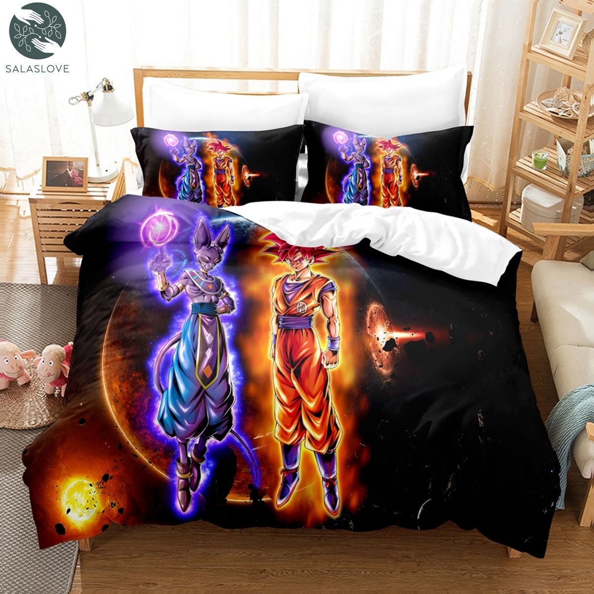 Dragon Ball Goku Duvet Cover Bedding Sets For Boys Kids Teens TY26708