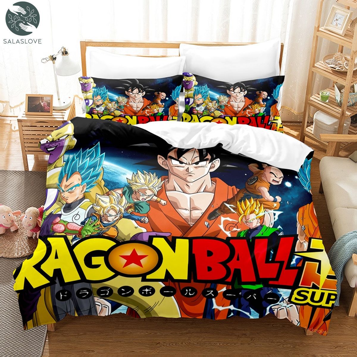 Dragon Ball Goku Duvet Cover Bedding Sets For Boys Kids Teens TY26709