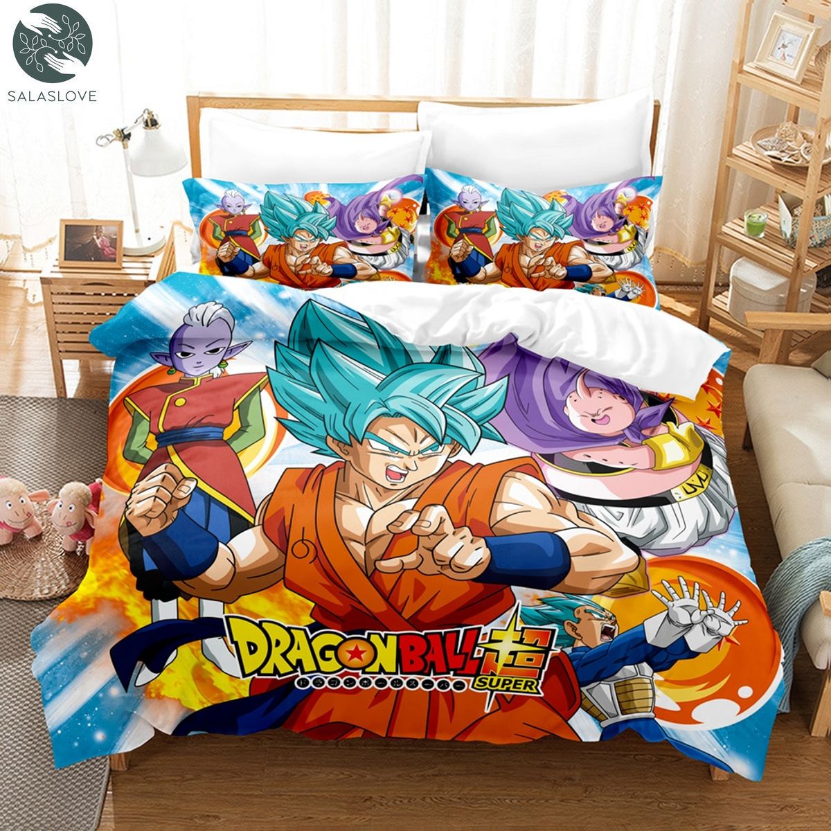 Dragon Ball Goku Duvet Cover Bedding Sets For Boys Kids Teens TY26710