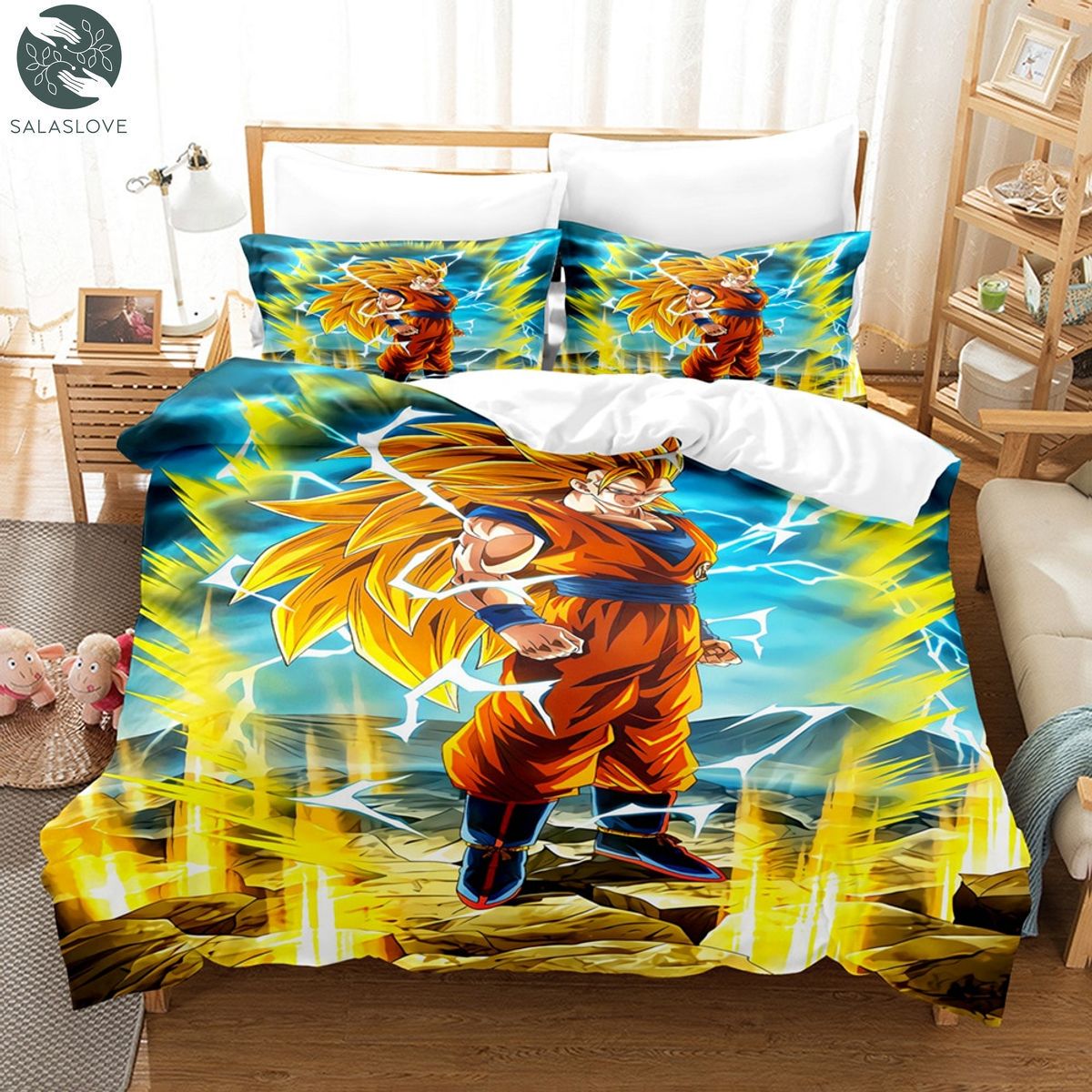 Dragon Ball Goku Duvet Cover Bedding Sets For Boys Kids Teens TY26711