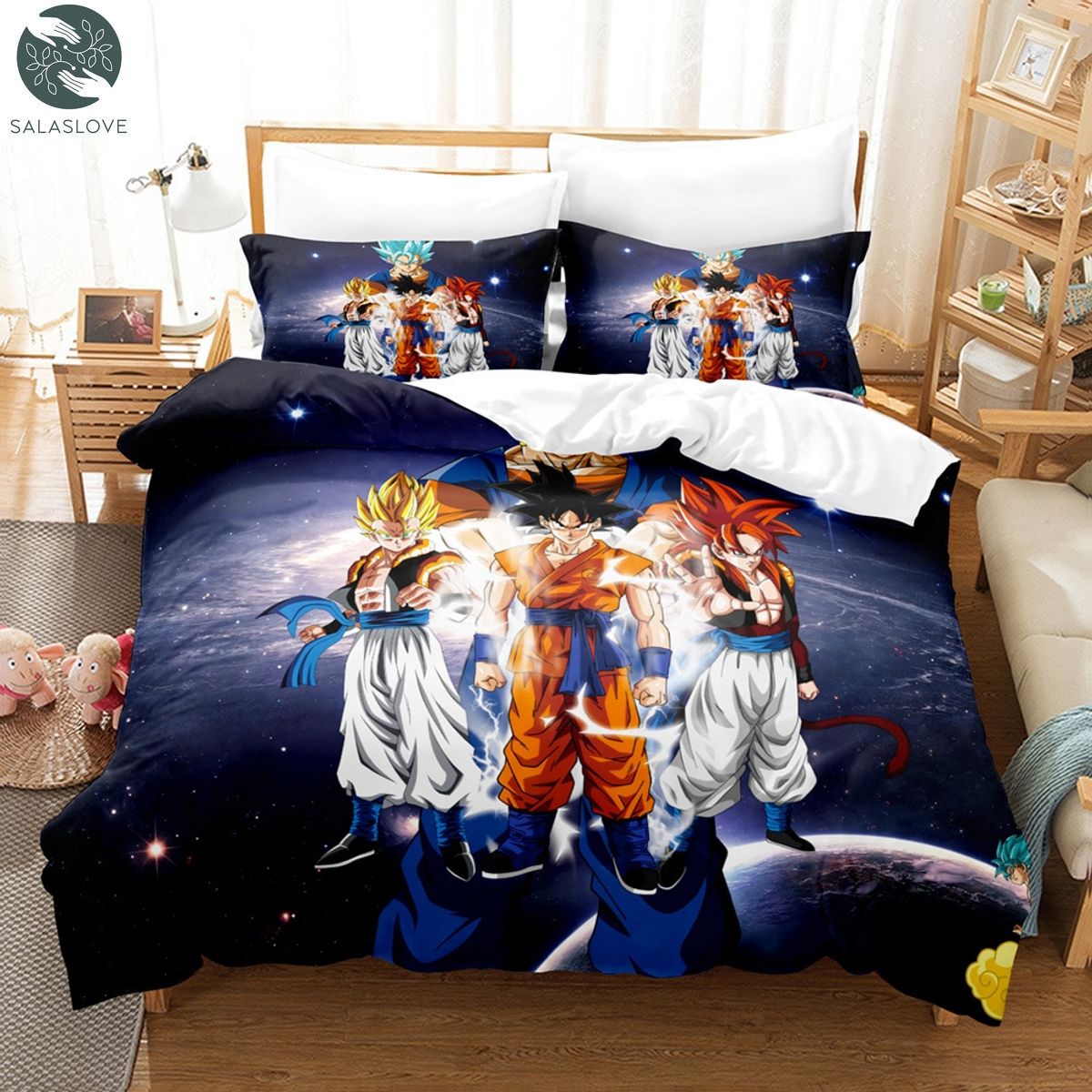 Dragon Ball Goku Duvet Cover Bedding Sets For Boys Kids Teens TY26712