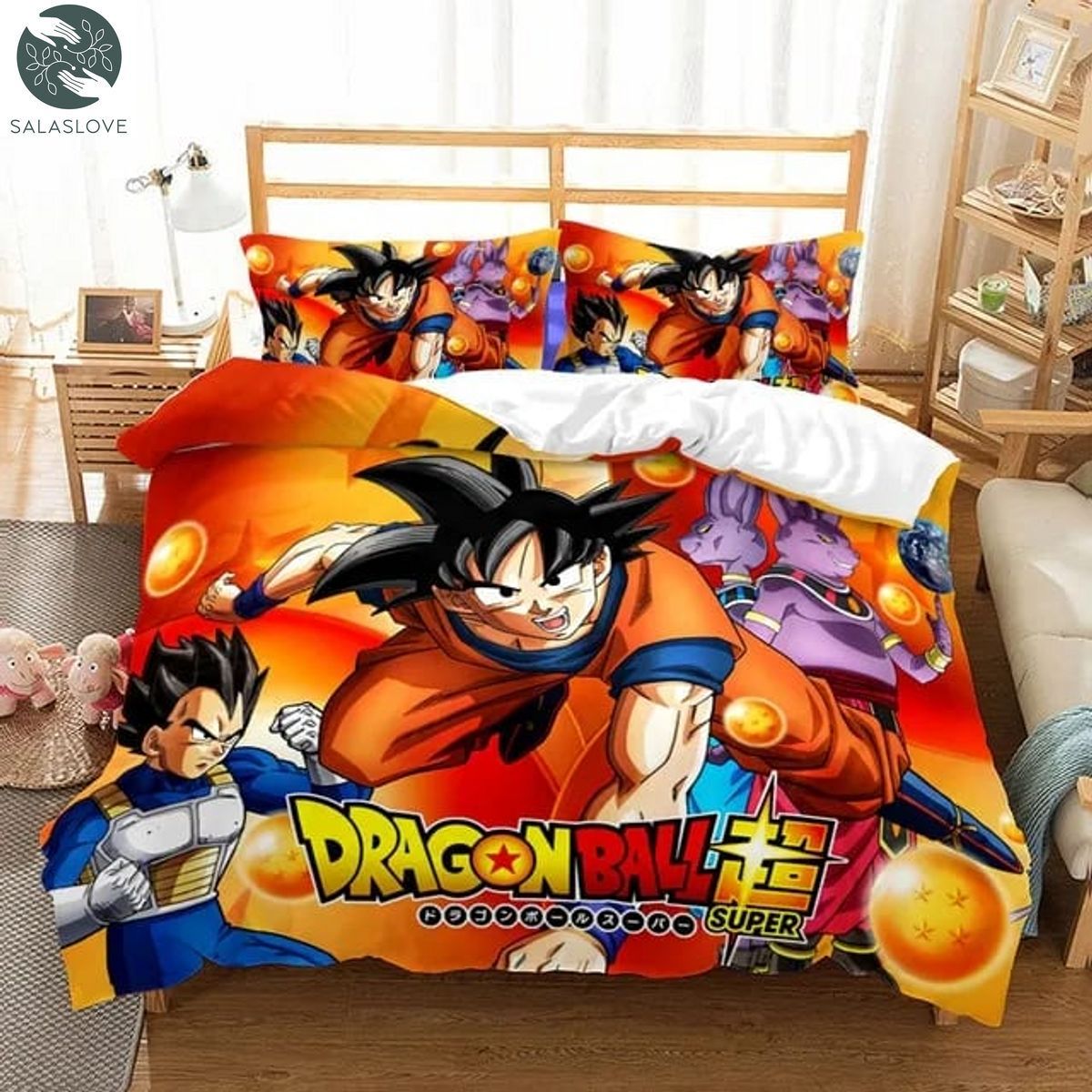 Dragon Ball Z Bedding Set Sheet Children Room Bed Sheet Pillow case TY27604