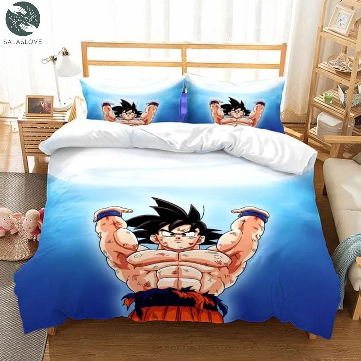 Dragon Ball Z Bedding Set Sheet Children Room Bed Sheet Pillow case TY27606