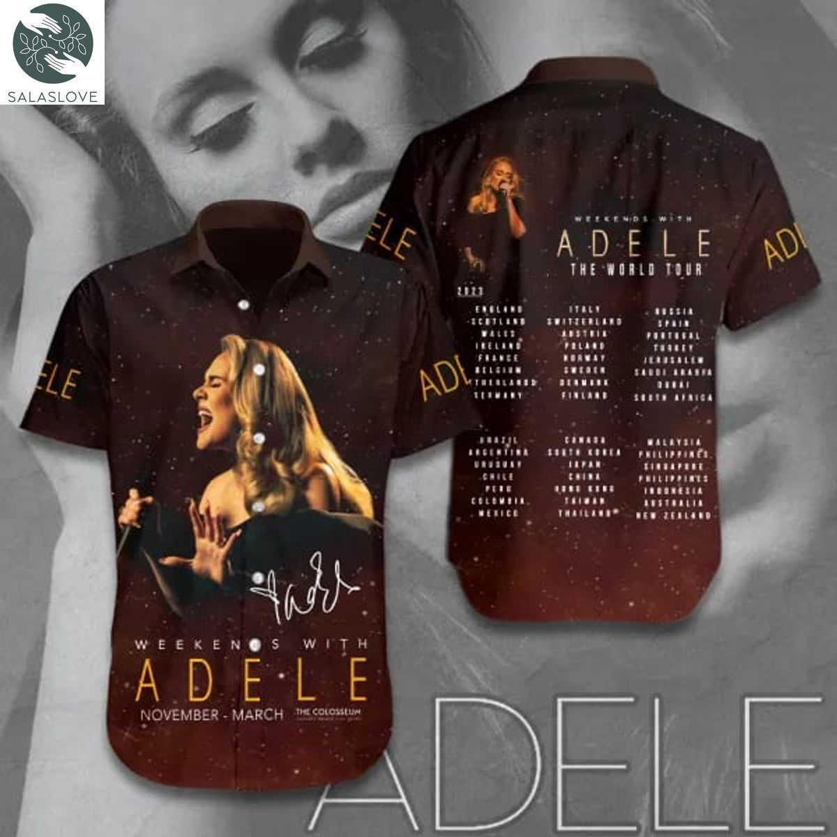 Adele 3D Hawaiian Shirt TY27601