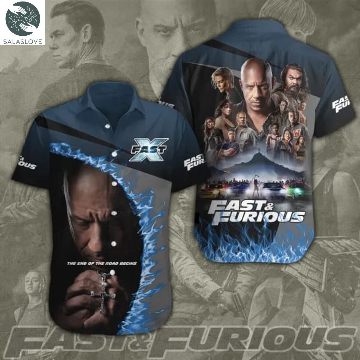 Fast And Furious 3D Hawaiian Shirt TY27601