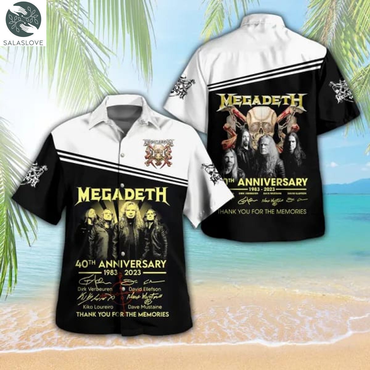 Megadeth 3D Hawaiian Shirt TY27601