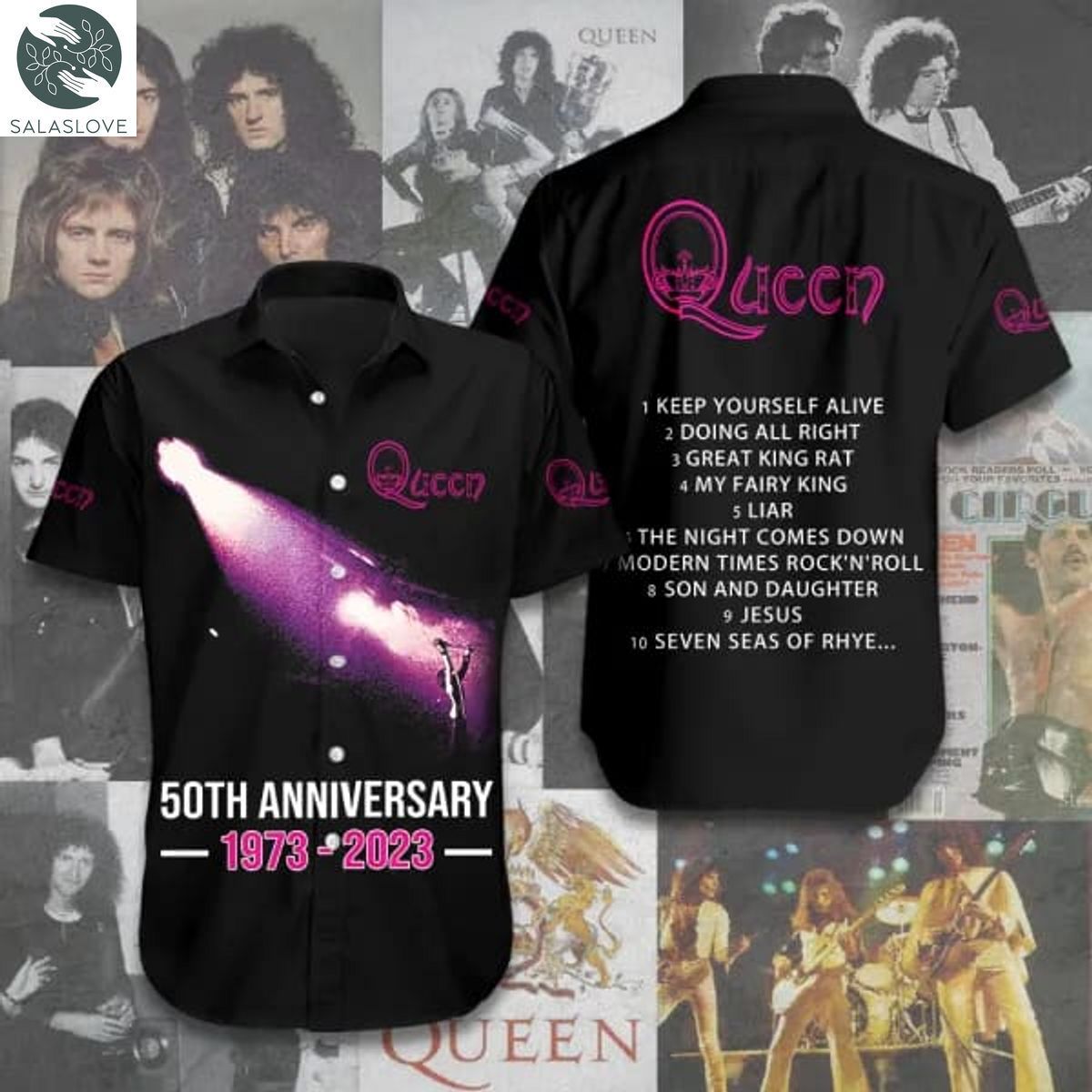 Queen Band 3D Hawaiian Shirt TY27601