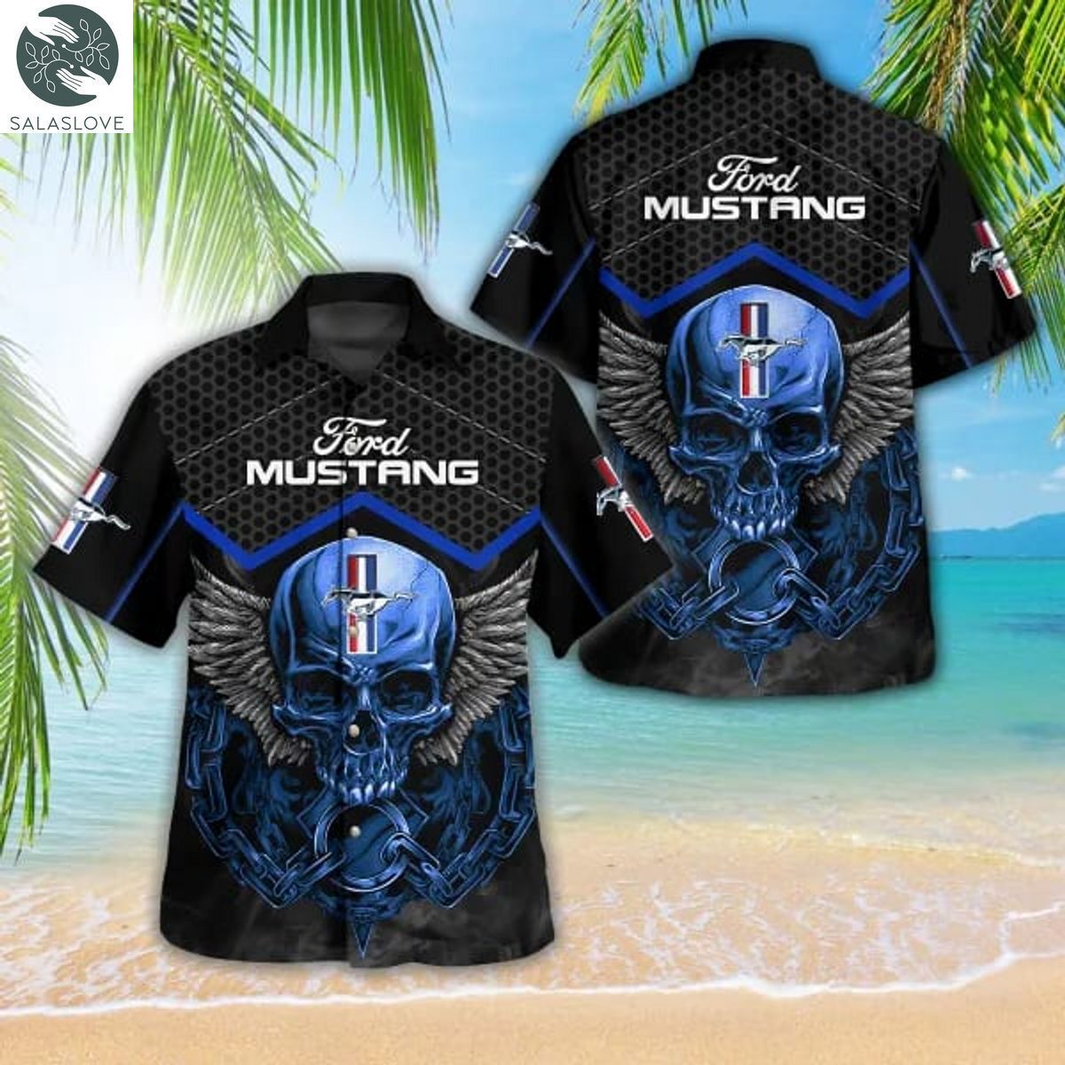 Ford Mustang 3D Hawaiian Shirt TY1821