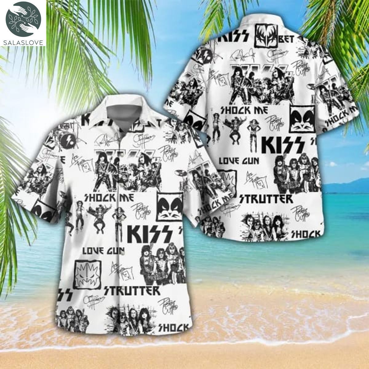 Kiss Band Hawaiian Shirt TY1830