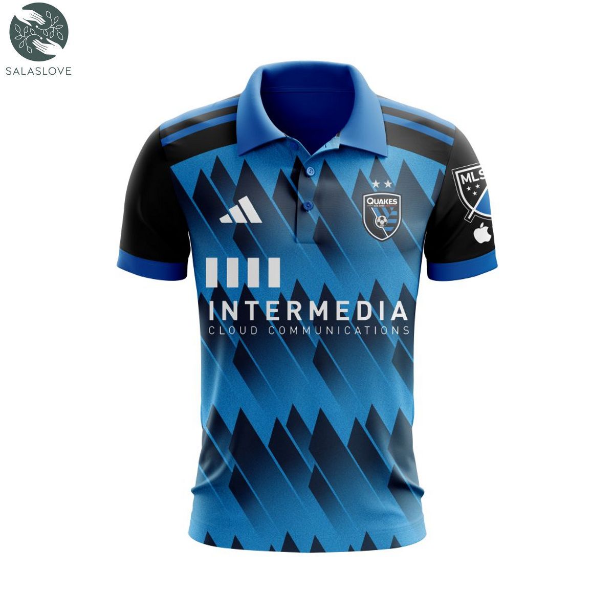 MLS San Jose Earthquakes 2023 Home Active Fault Custom Polo