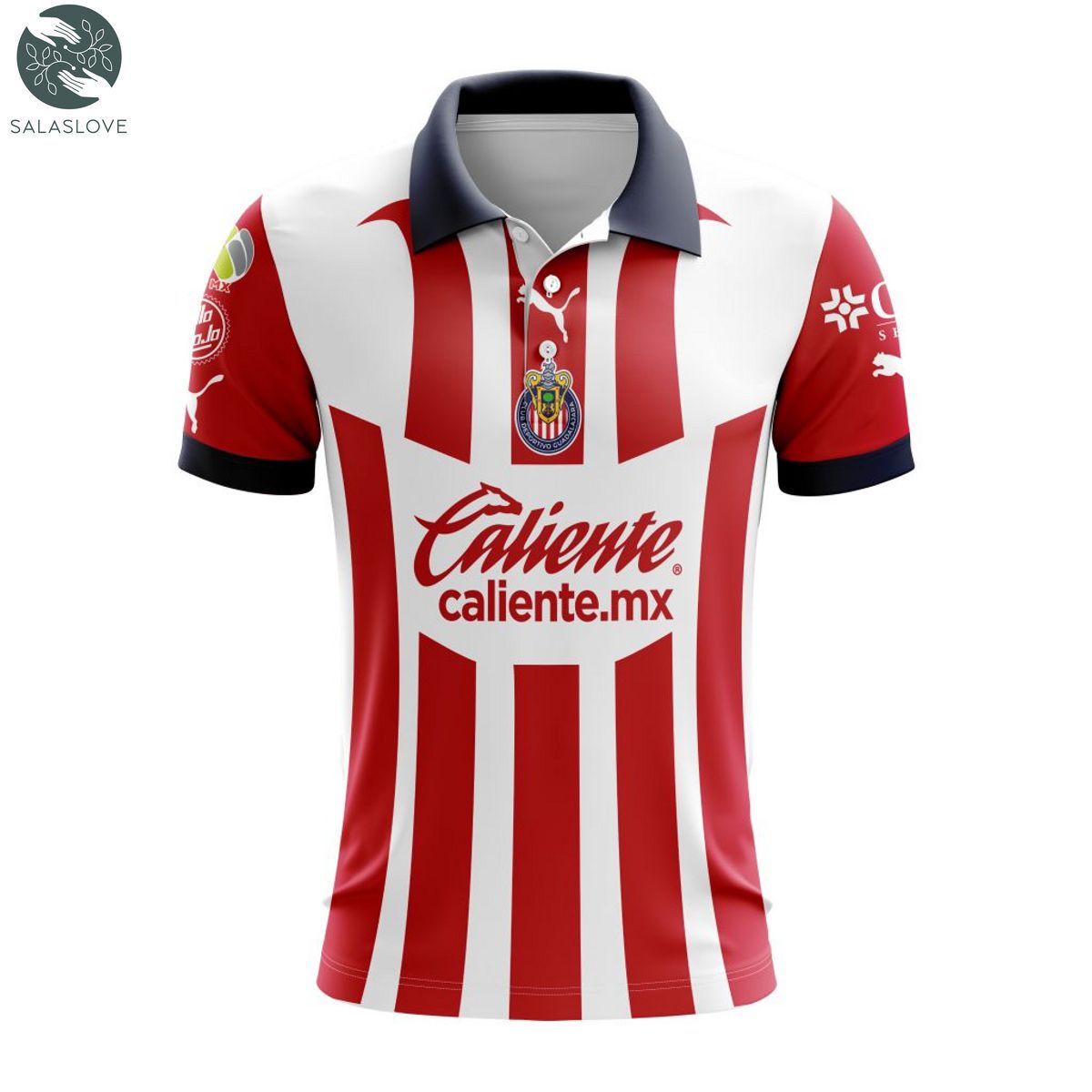 LIGA MX Chivas De Guadalajara 2023-2024 Home Polo