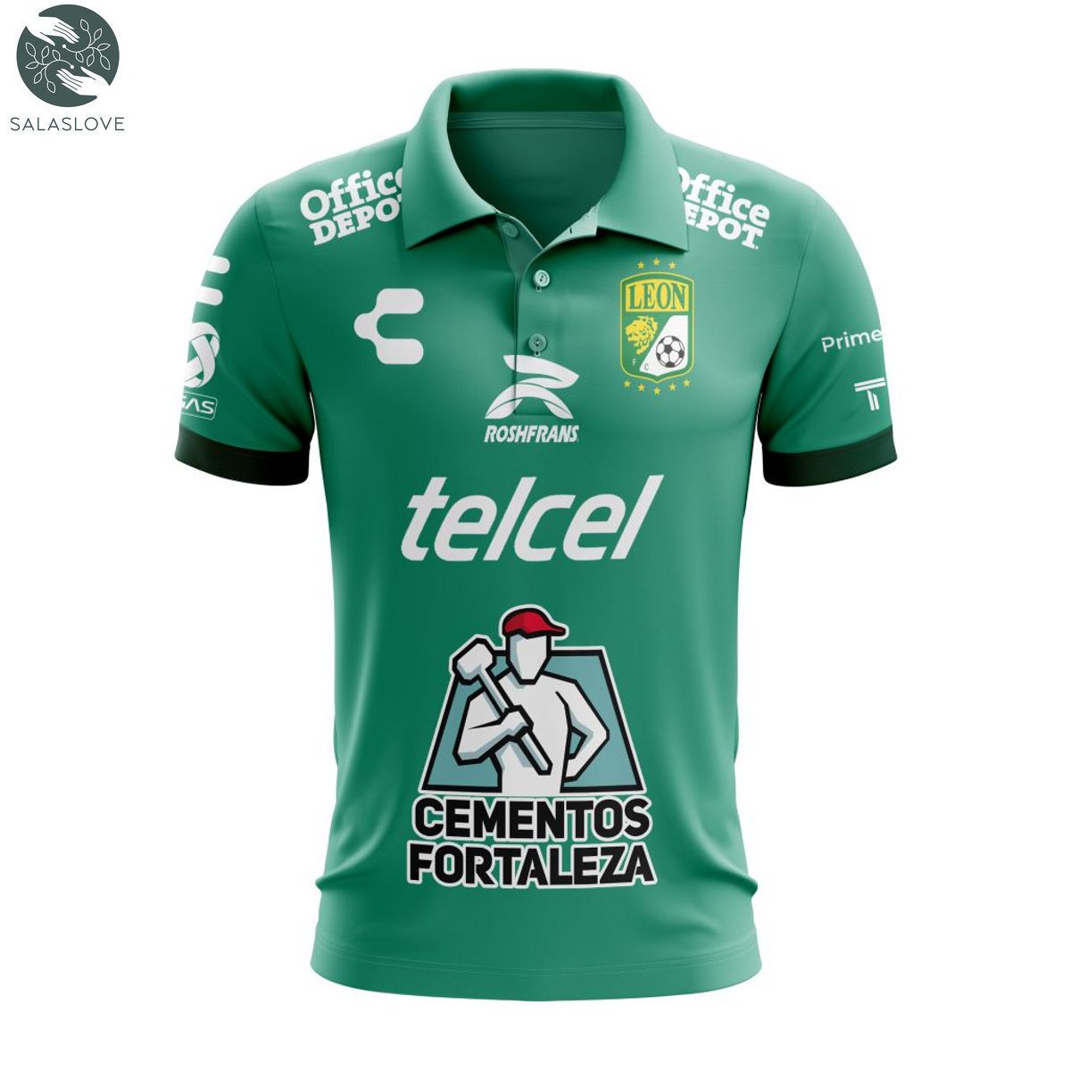 LIGA MX Club Leon 2023 – 2024 Home Polo