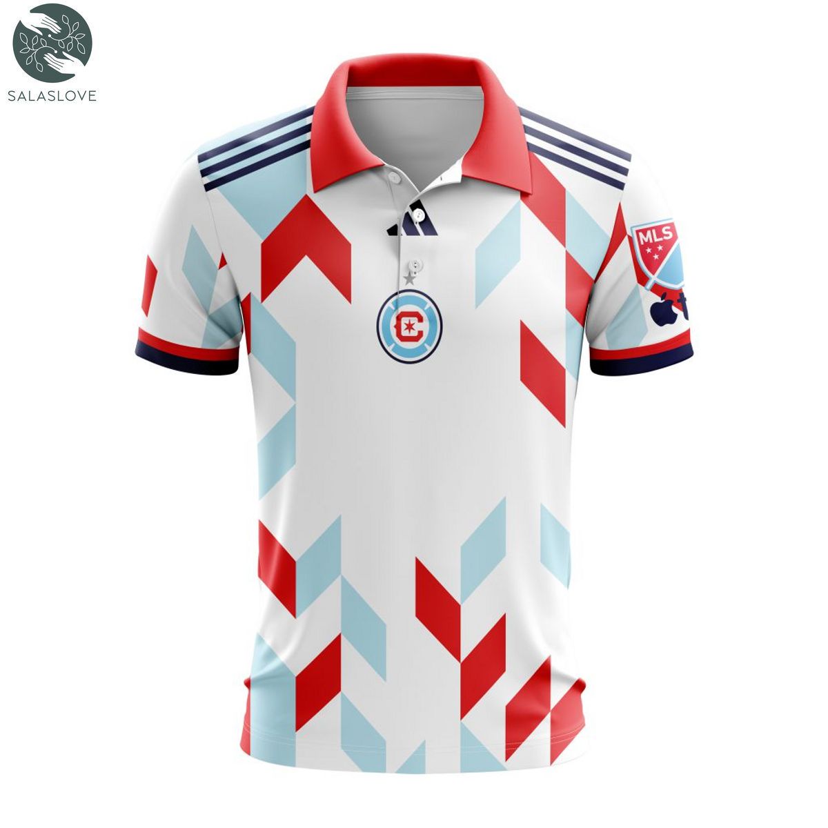 MLS Chicago Fire 2023 Away A Kit For All Custom Polo