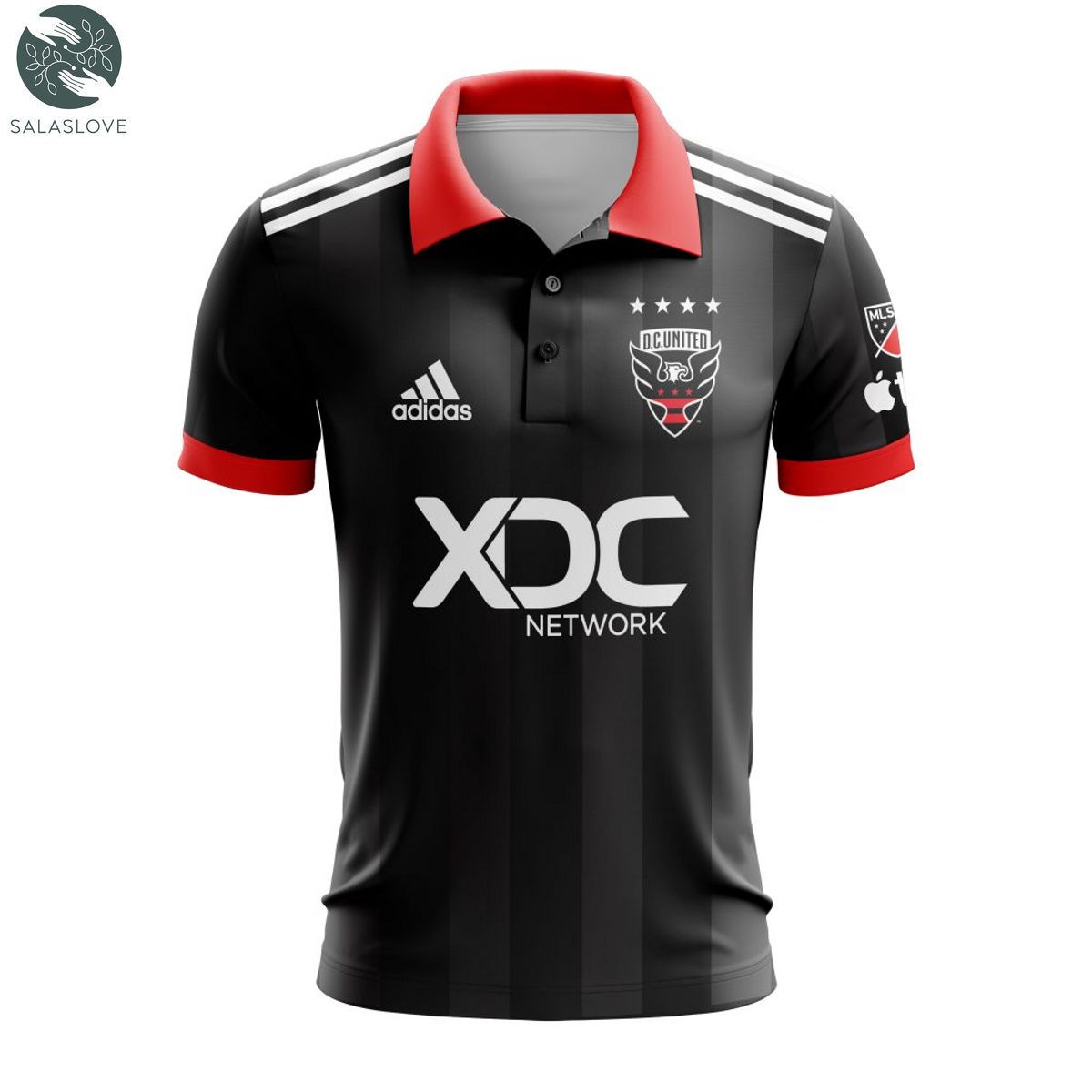 MLS D.C. United 2023 Home Red & Black Custom Polo