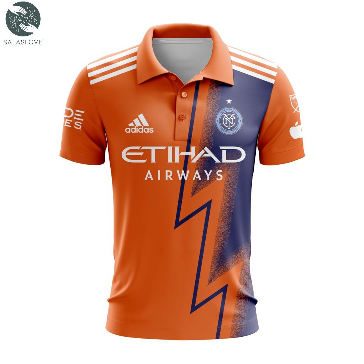 MLS New York City FC 2023 Away The Volt Custom Polo