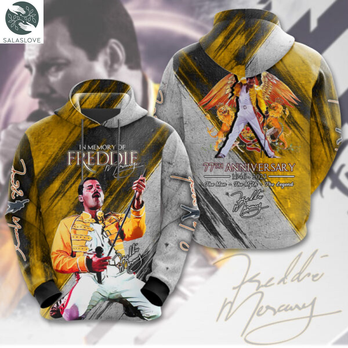 Freddie Mercury 3D Hoodie TY13817