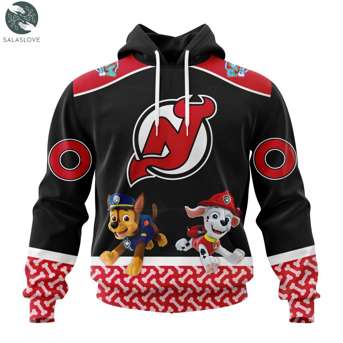 NHL New Jersey Devils Special Paw Patrol Design Hoodie TY178016