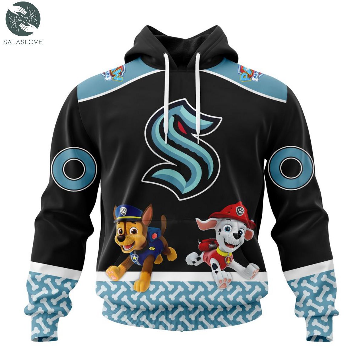 NHL Seattle Kraken Special Paw Patrol Design Hoodie TY178023