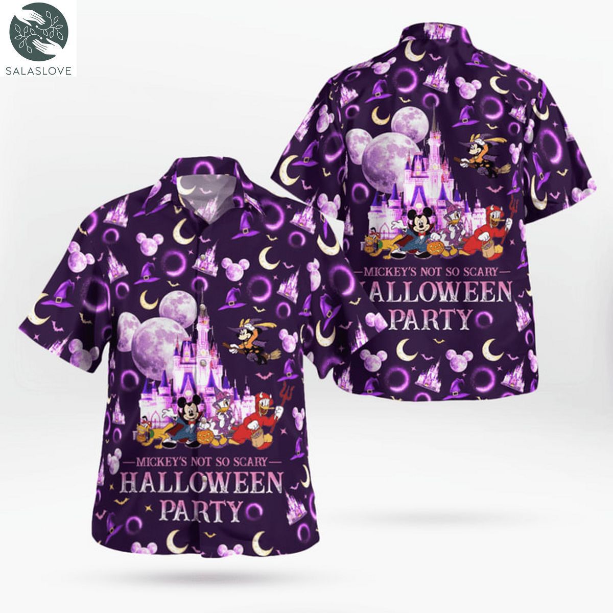 Disney Cartoon Characters Halloween Hawaiian Shirt TY19802