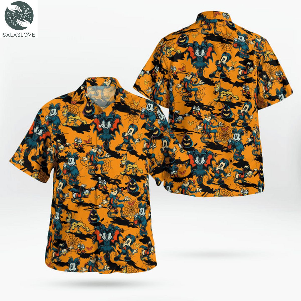 Disney Cartoon Characters Halloween Hawaiian Shirt TY19803