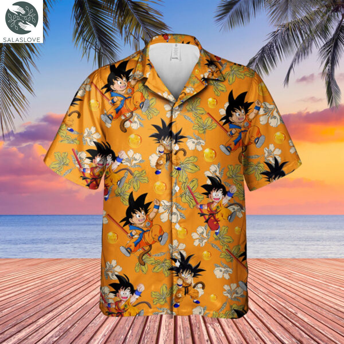 Dragon Ball Pattern Hawaii Shirt TY19810