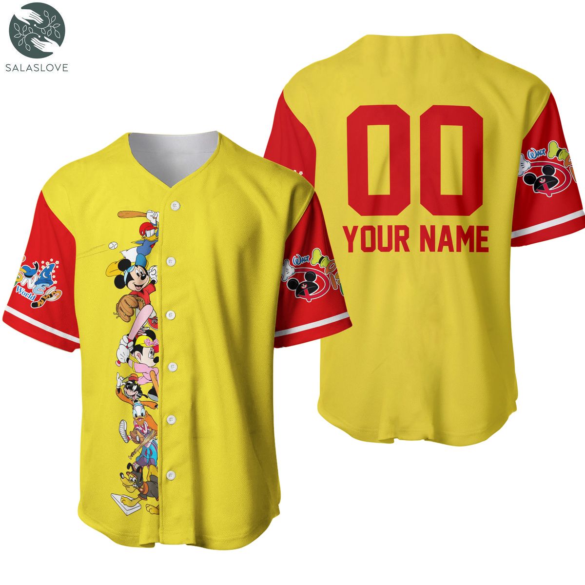 Custom Disney Baseball Jersey