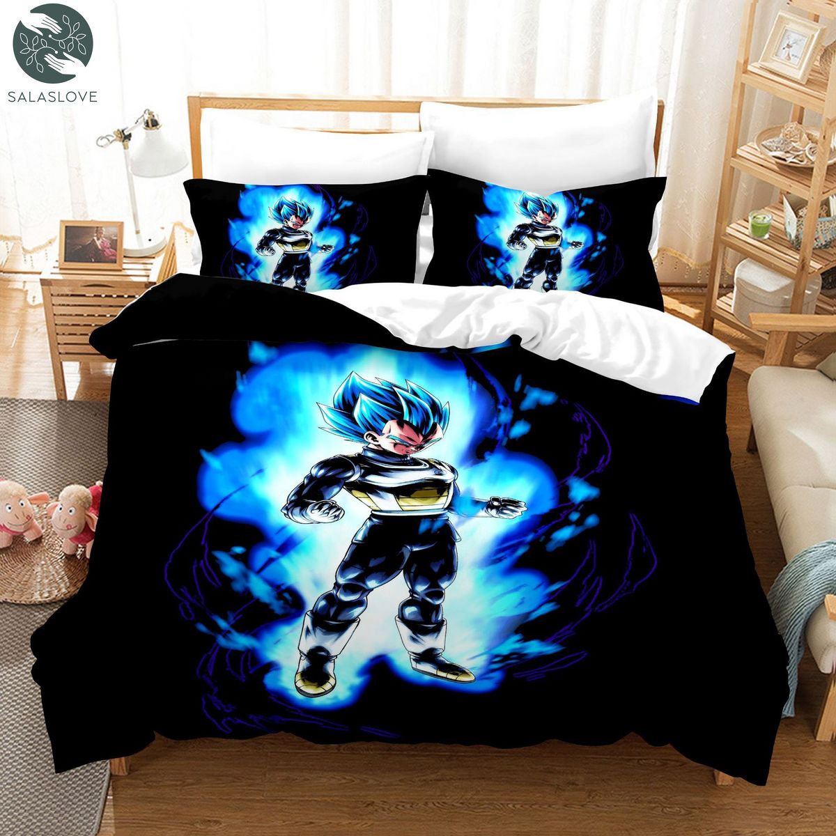 Dragon Ball Cosplay Kids Boys Gift Bed Cover Duvet Cover Pillow Case Bedding Sets